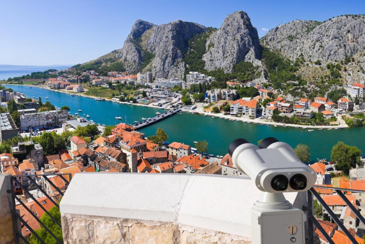 Apartment In Omis With Sea View, Balcony, Air Conditioning, Wi-Fi Zewnętrze zdjęcie