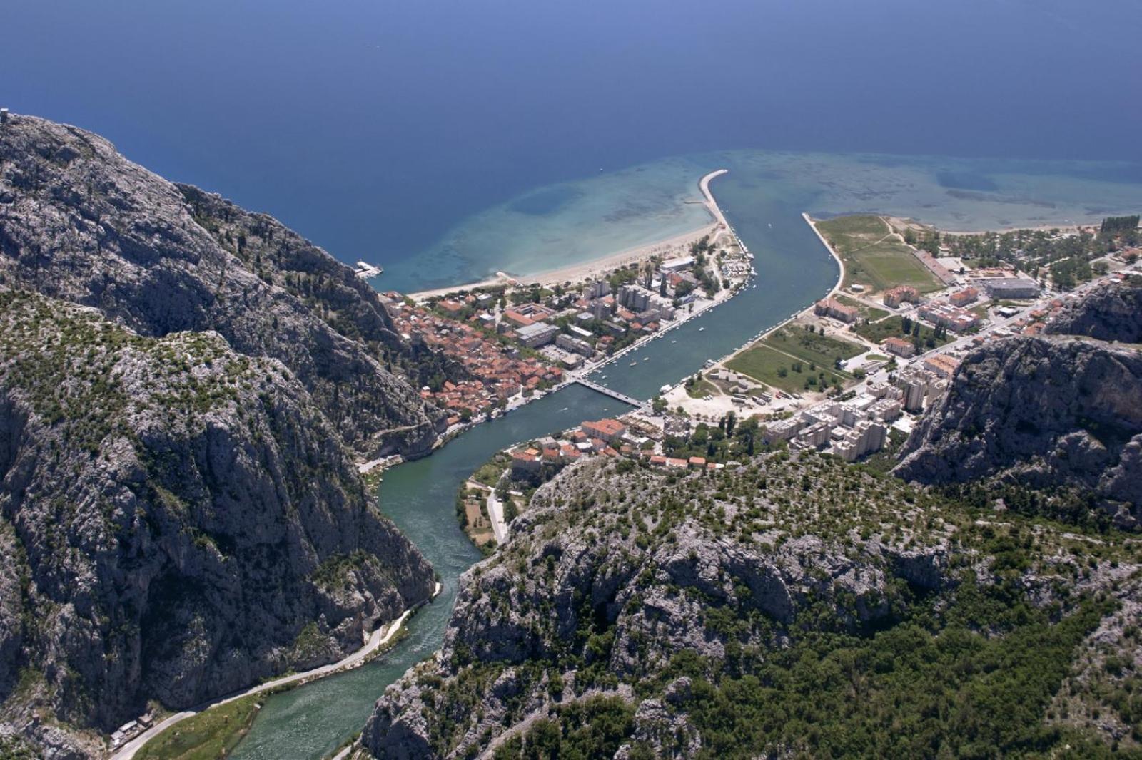 Apartment In Omis With Sea View, Balcony, Air Conditioning, Wi-Fi Zewnętrze zdjęcie